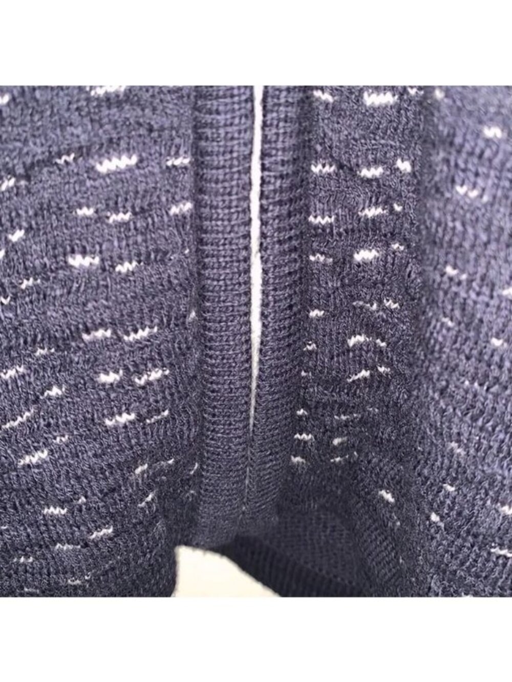 Christopher & Banks Womens Zip-Up Cardigan Sweater Size M Navy - Picture 4 of 10